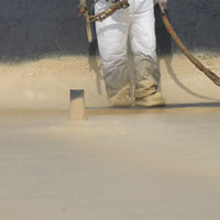 seamless, protective Hartford foam roofing